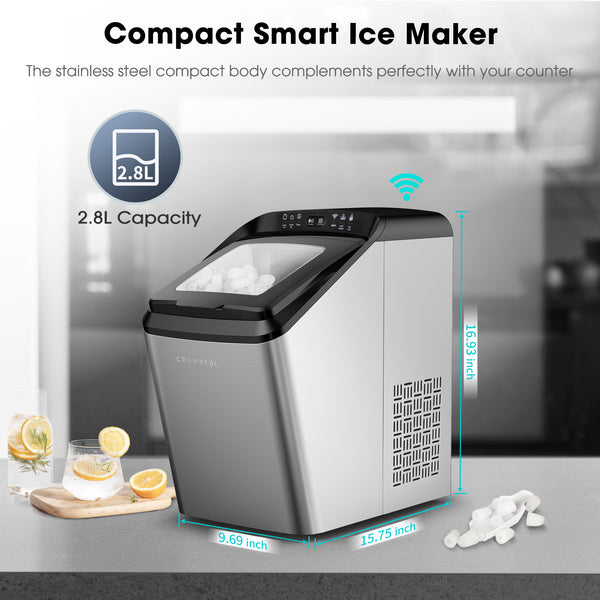 CROWNFUL Smart Ice Maker Countertop