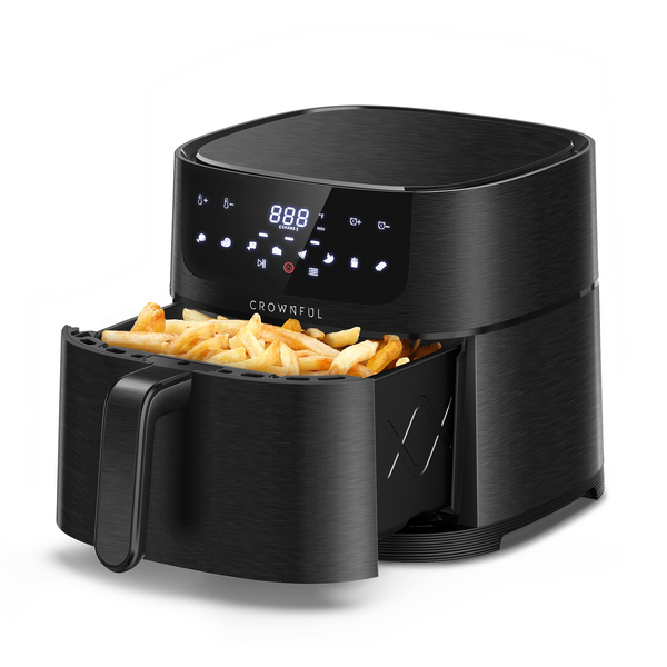 Crownful 7 Quart Air Fryer, Oilless Electric Cooker with 12 Cooking Functions, Nonstick, 1700W