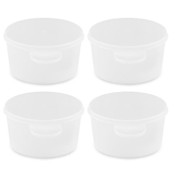 CROWNFUL Ice Cups (4 Pack) for LQ-M21006A1 Shaved Ice Machine