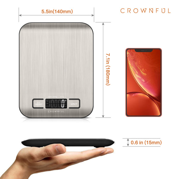 CROWNFUL Digital Food Scales