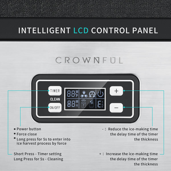 Crownful Commercial Ice Maker Machine