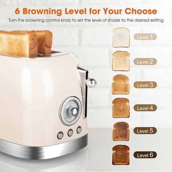 CROWNFUL 2-Slice Toaster